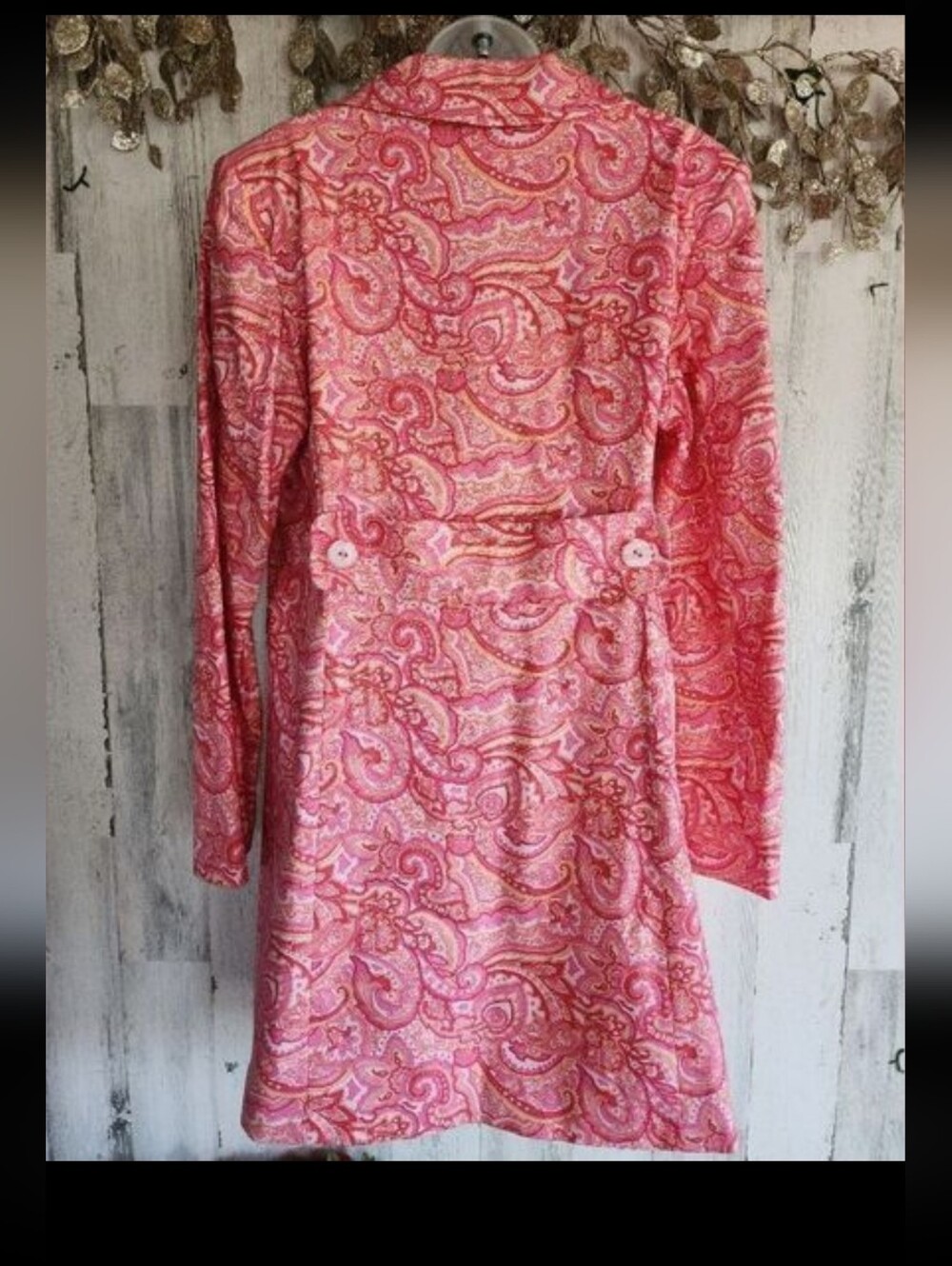 NWT Express Paisley Peacoat Long Jacket